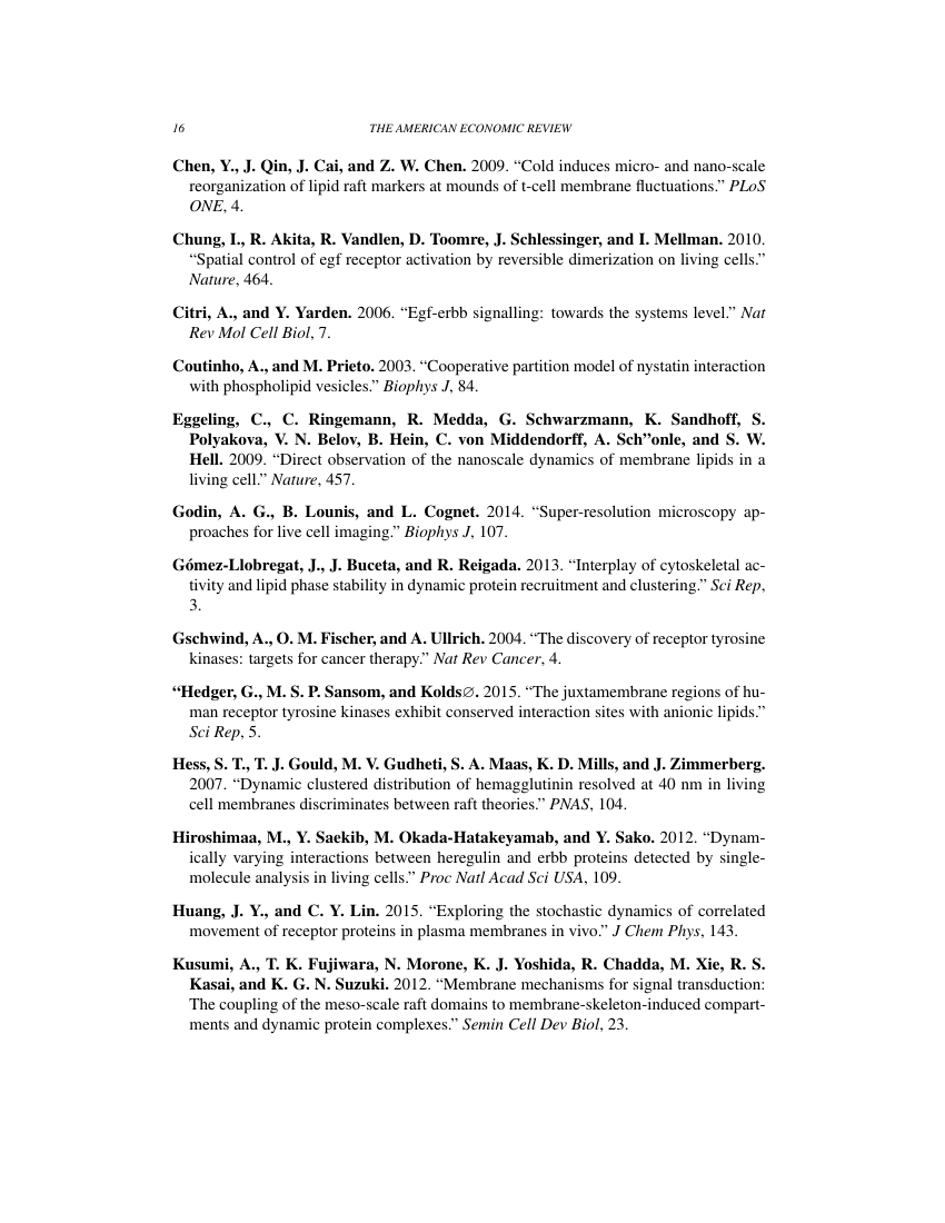 American Economic Review Template American Economic Association