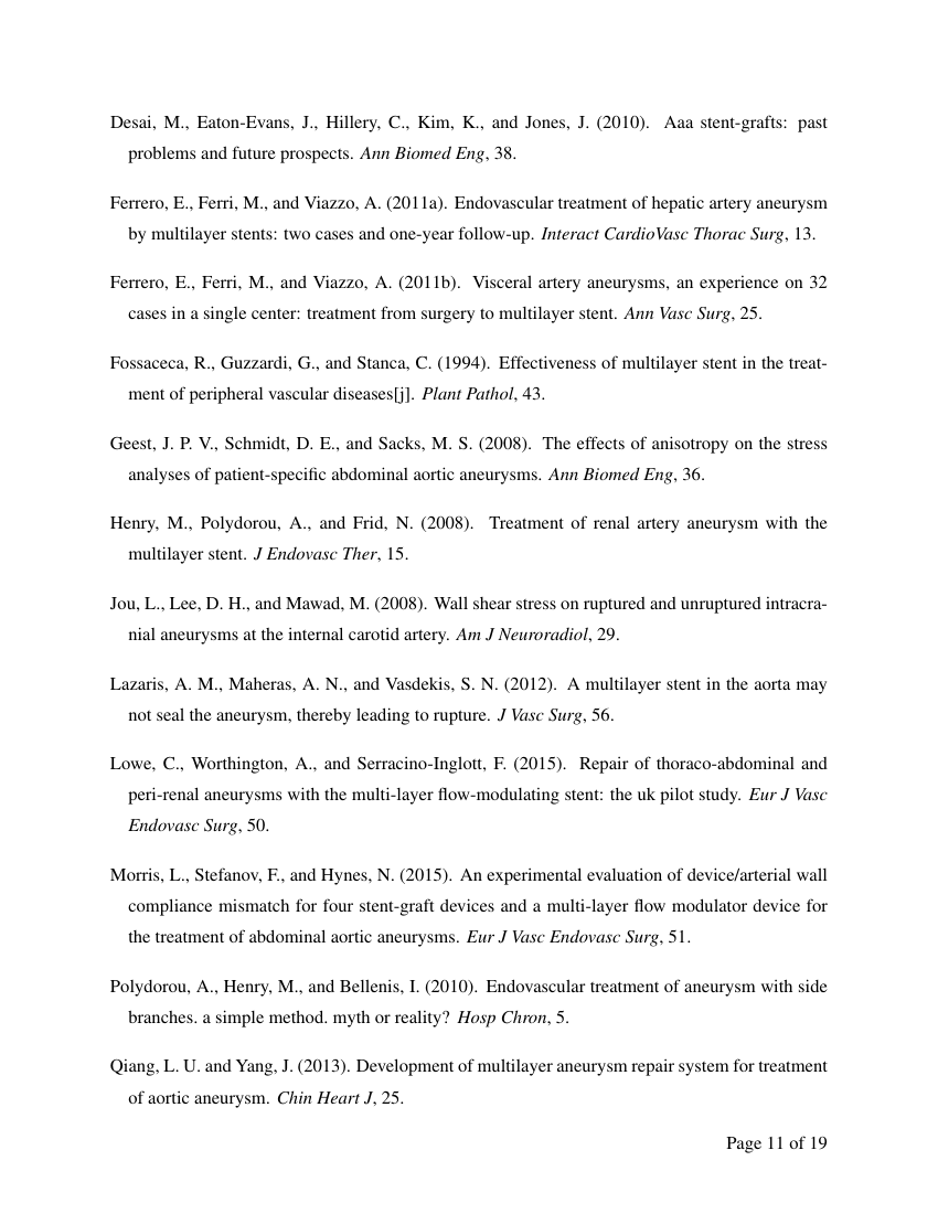 Example of Journal of Orthopedics Rheumatology and Sports Medicine format