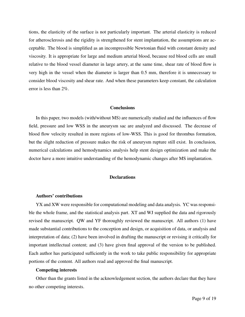 Example of Journal of Orthopedics Rheumatology and Sports Medicine format