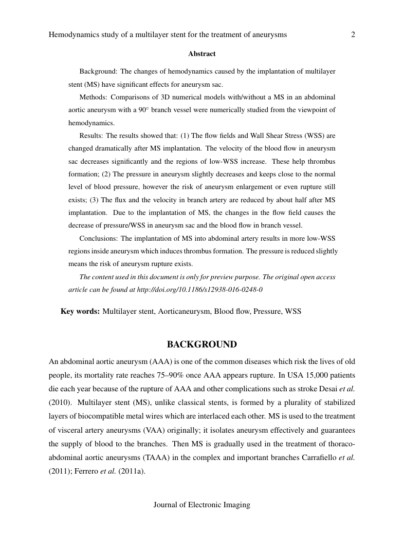 Example of Academy of Management Proceedings format