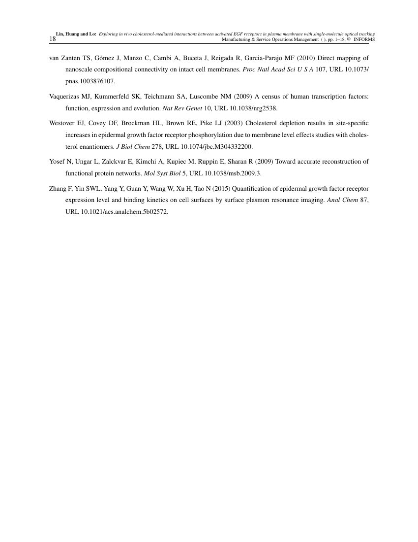 Example of Manufacturing & Service Operations Management format
