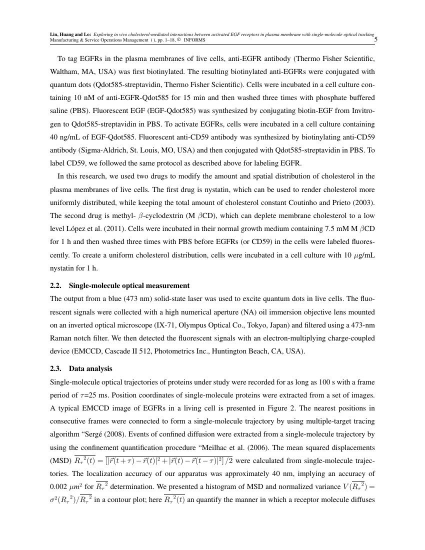 Example of Manufacturing & Service Operations Management format
