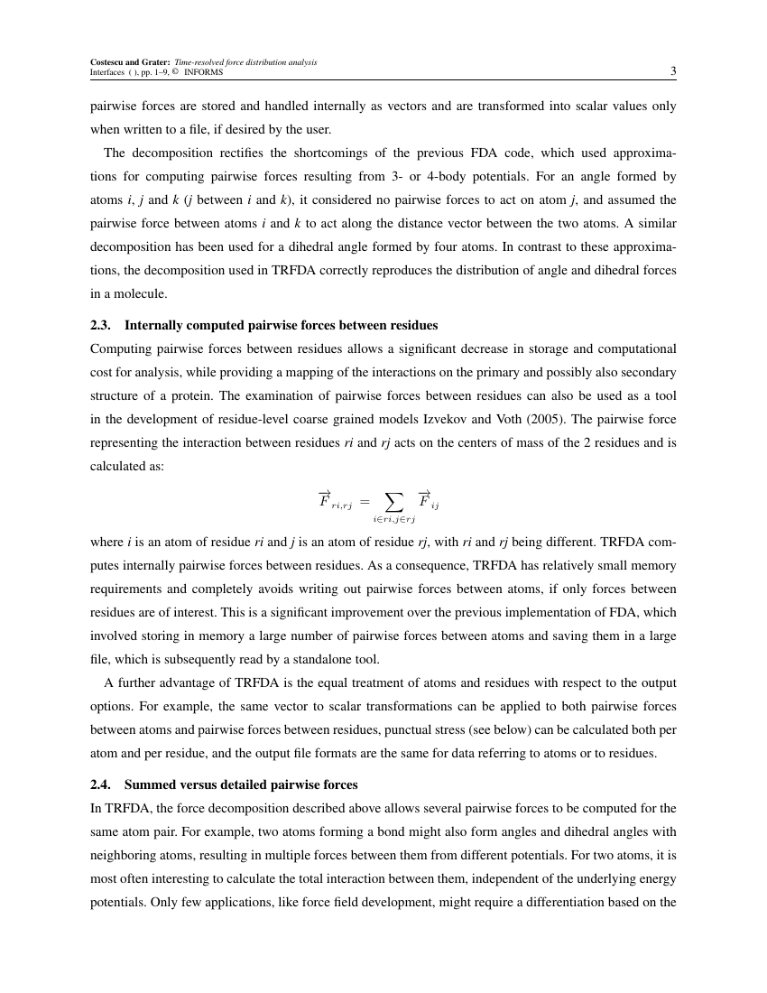 Interfaces Template Informs