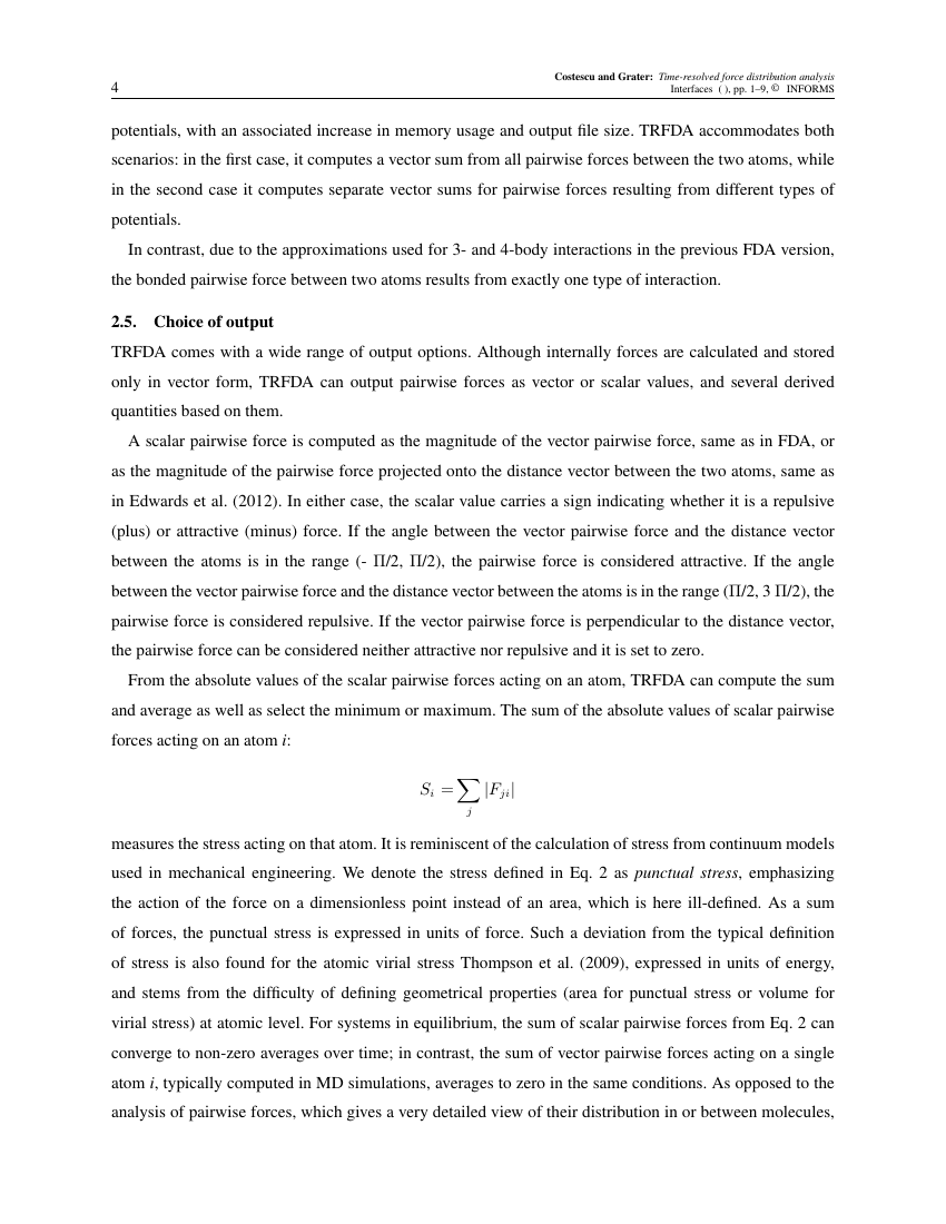 Interfaces Template Informs