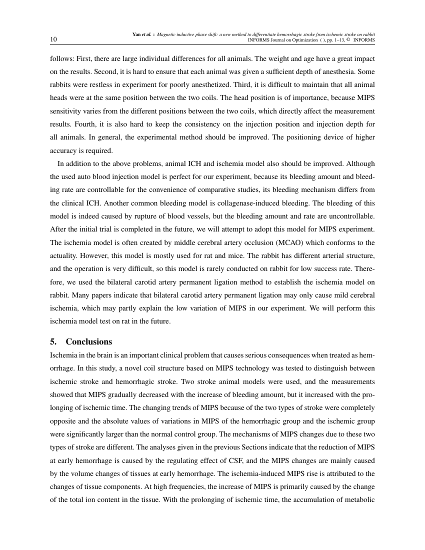 Example of INFORMS Journal on Optimization format