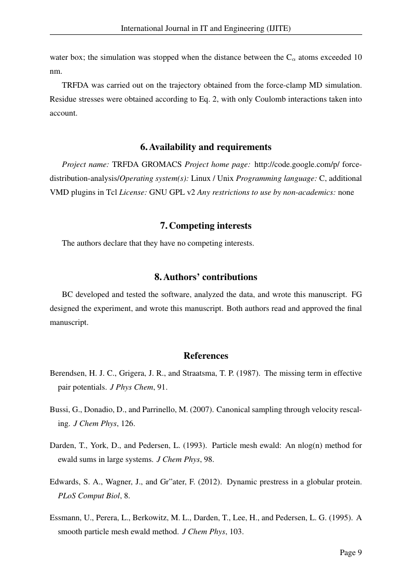 Example of International Journal in Physical and Applied Sciences (IJPAS) format