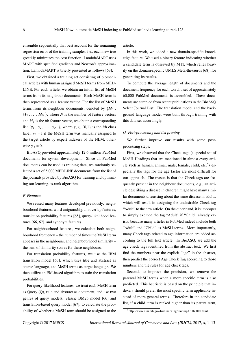 International Journal of Image, Graphics and Signal Processing(IJIGSP