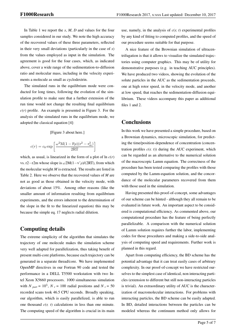 F1000 Research F1000 Research Data Note Template