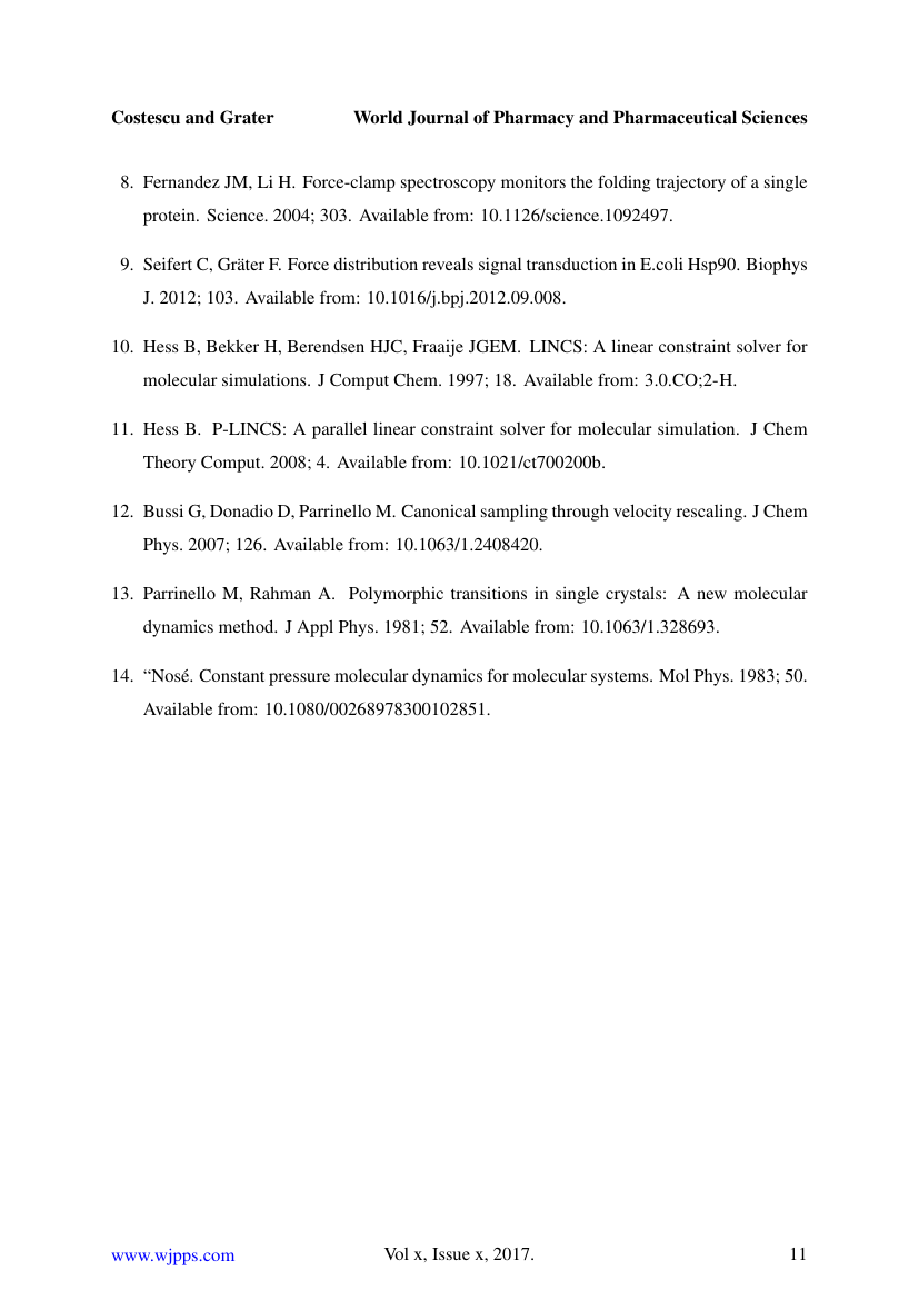 Example of World Journal of Pharmacy and Pharmaceutical Sciences format