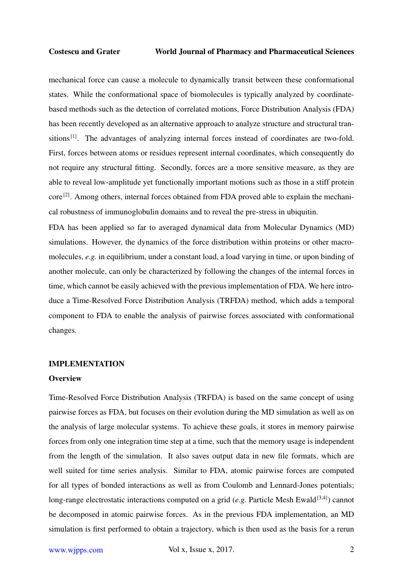 Example of World Journal of Pharmacy and Pharmaceutical Sciences format