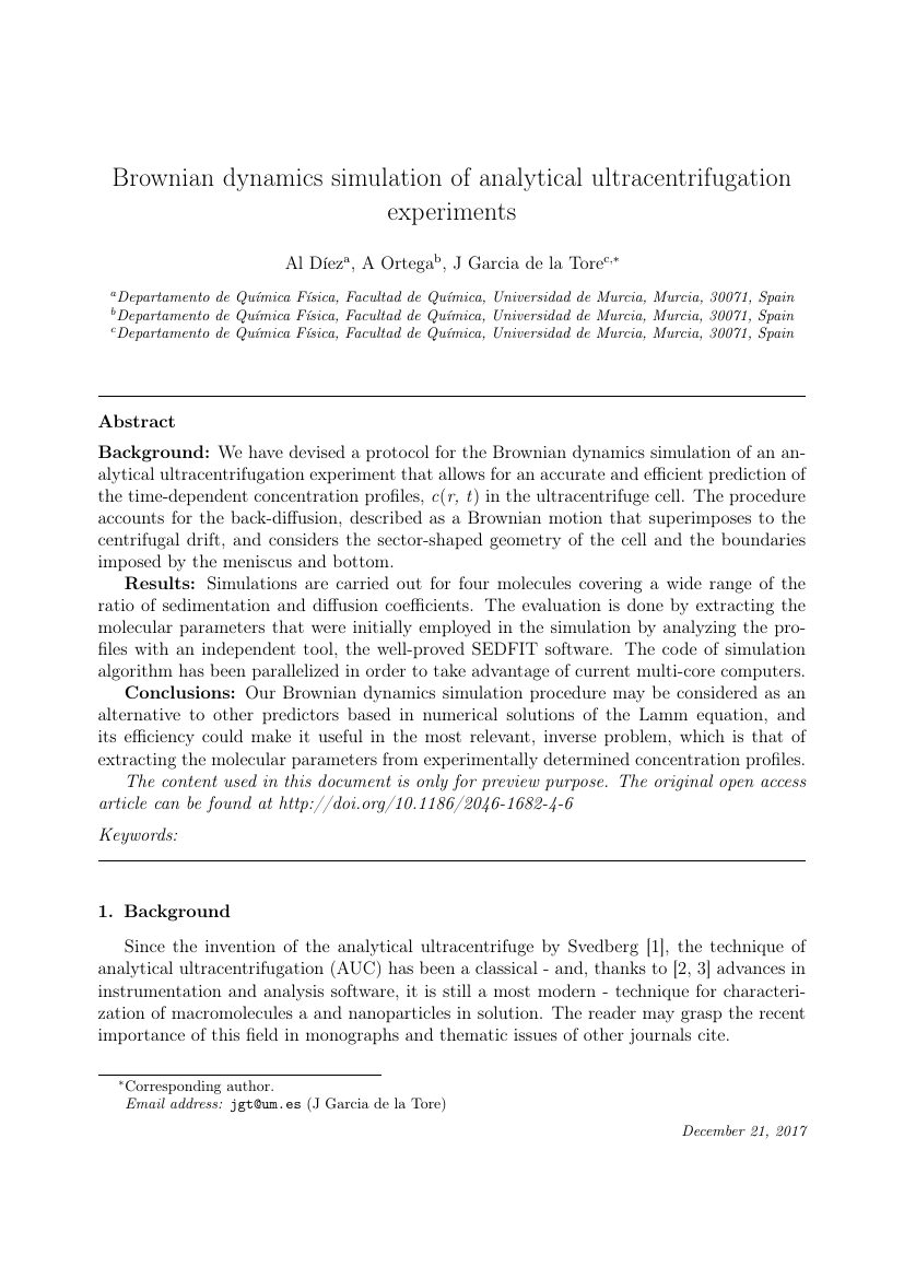 Example of Forensic Science International format