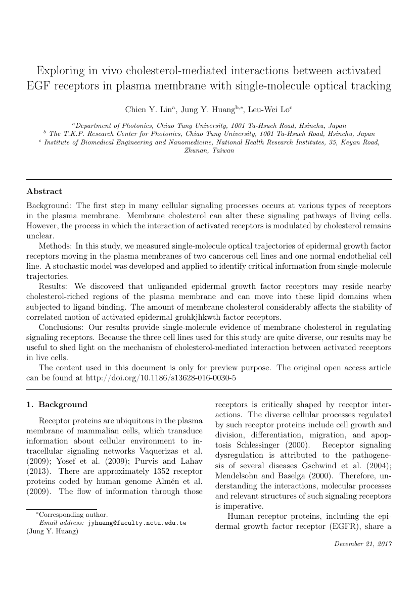 Example of Chemical Engineering Science format