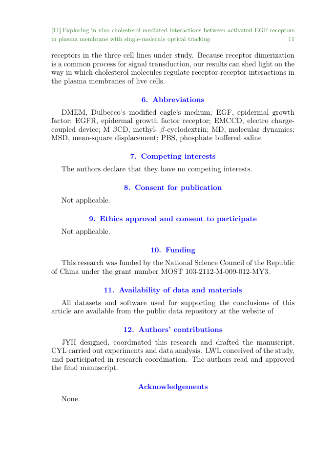 Example of Oryx format