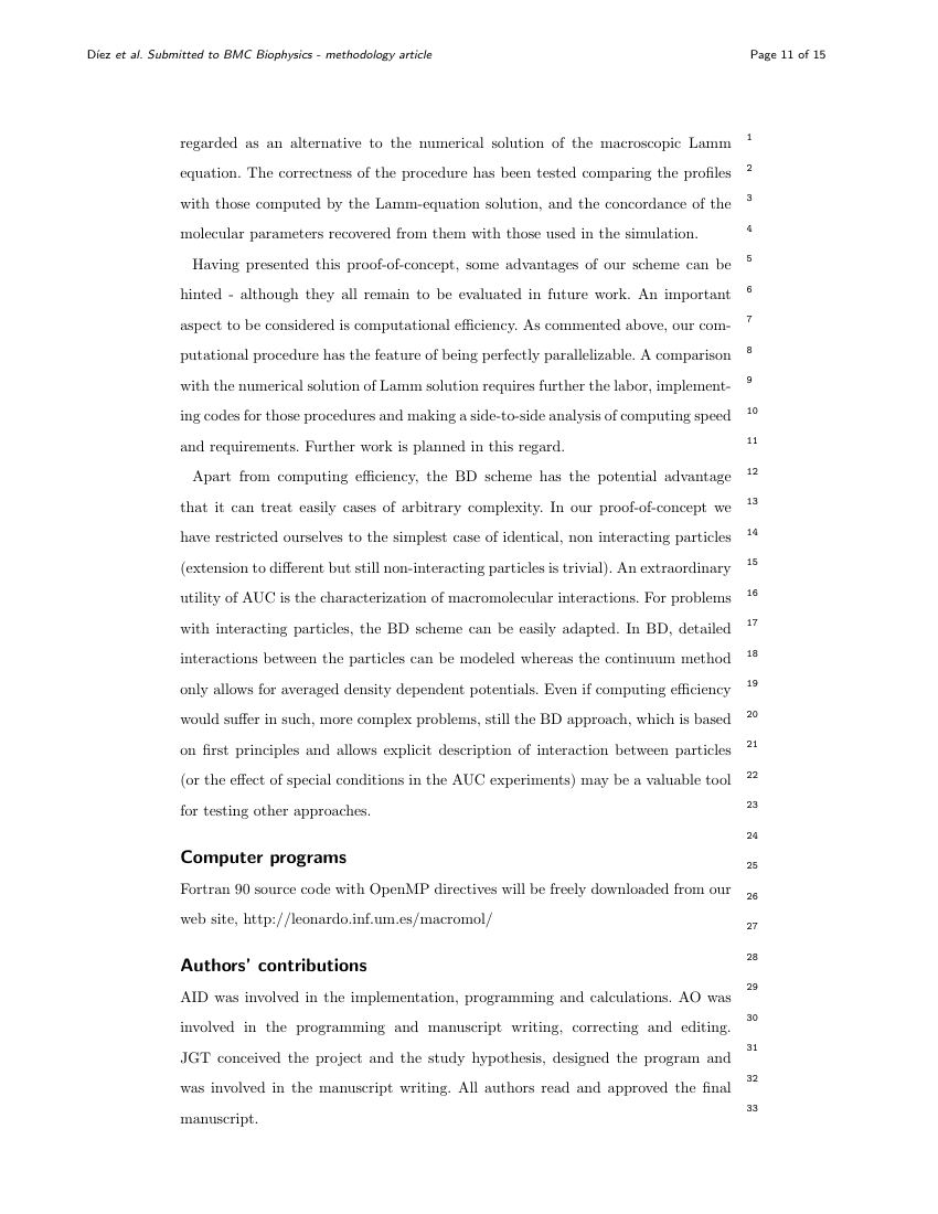 Bmc Methods BMC Biophysics - methodology article Template - BMC