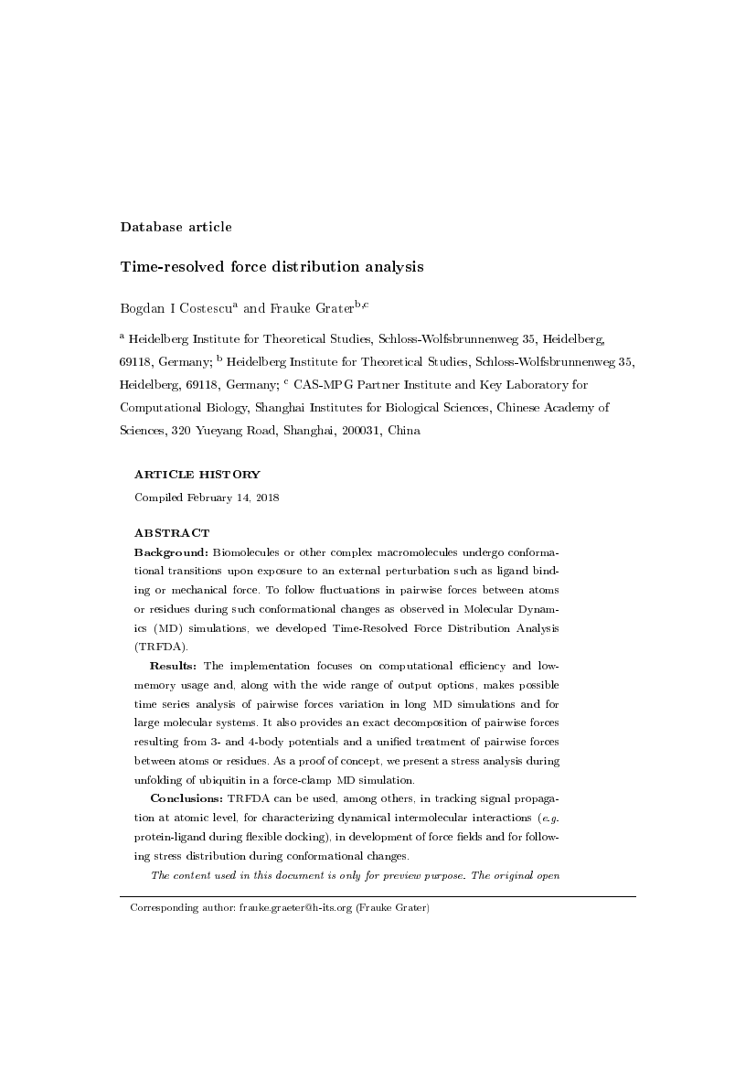 Example of International Journal of Architectural Heritage format
