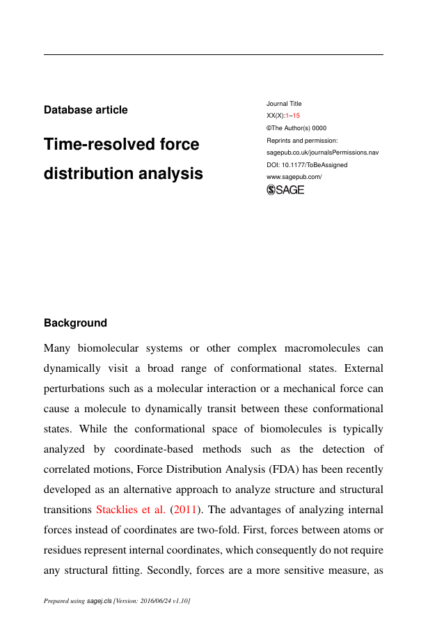 Example of International Political Science Review format