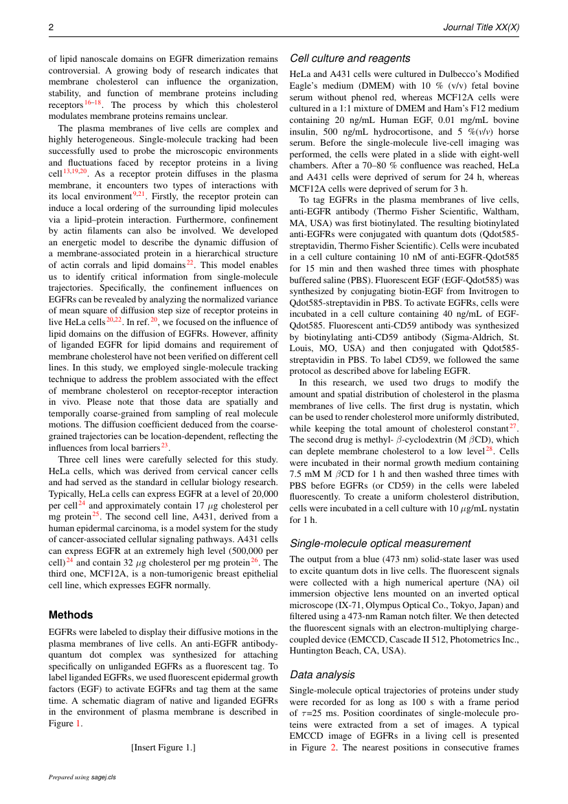Journal of Sandwich Structures & Materials Template SAGE