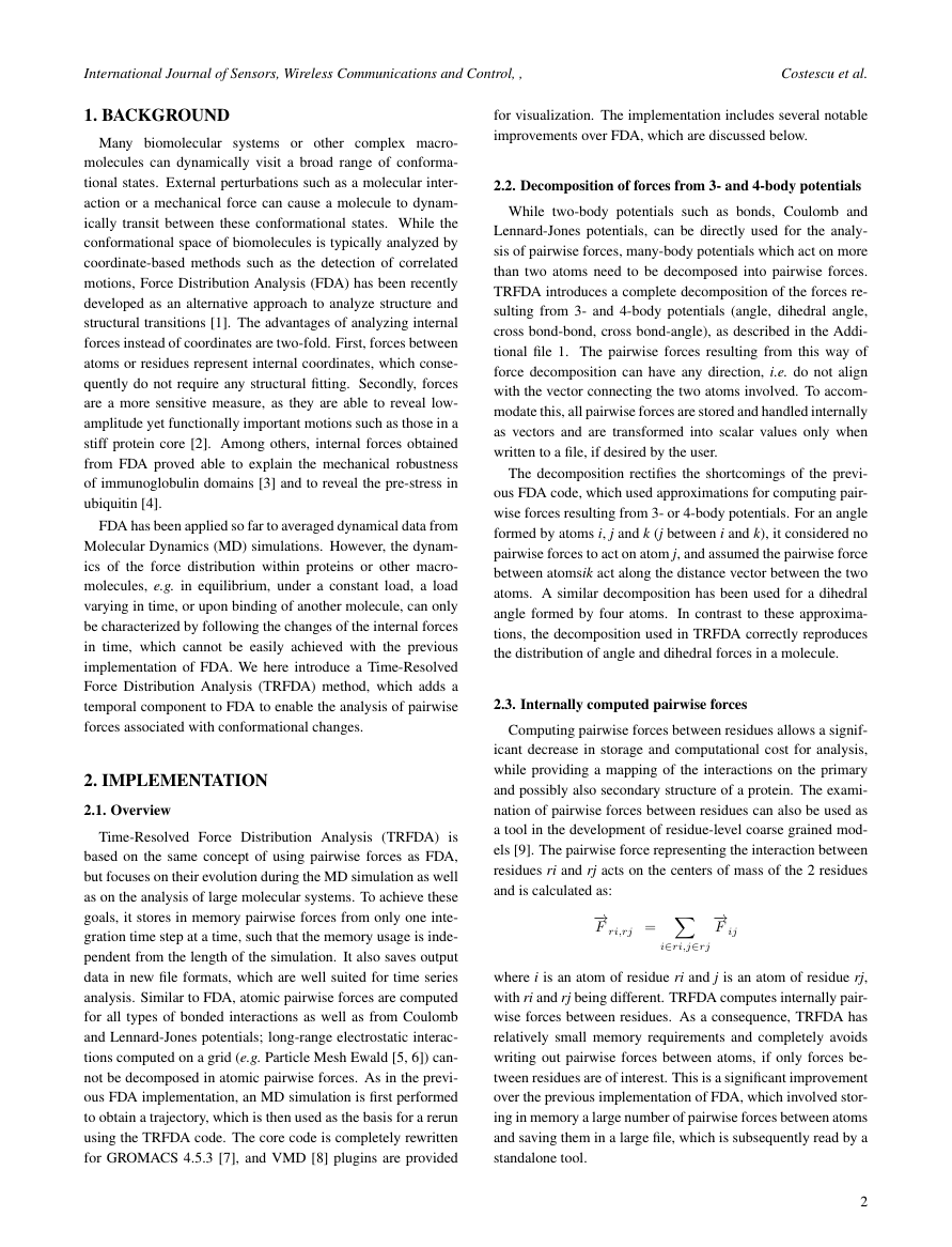 International Journal of Sensors, Wireless Communications and Control