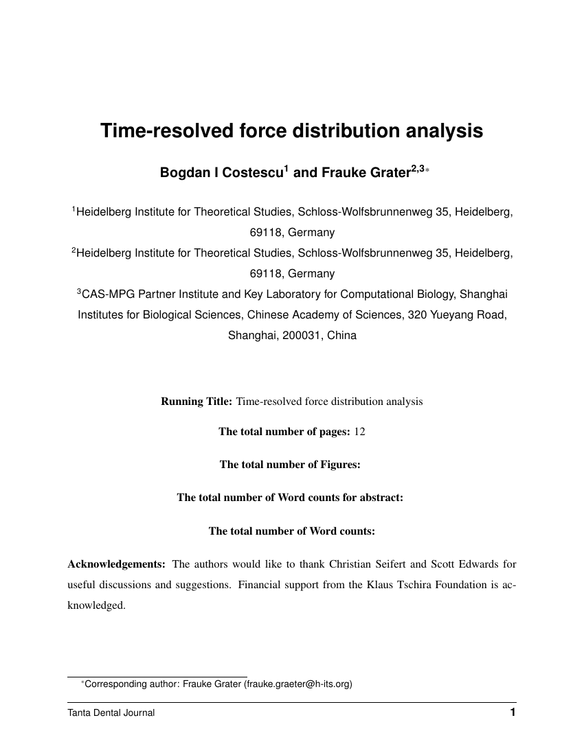 Example of Tanta Medical Journal  format