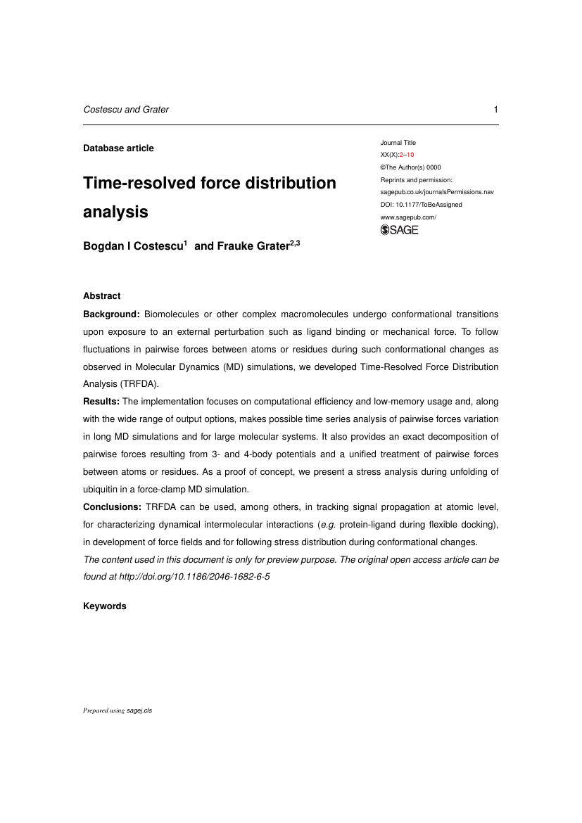 Example of Australian & New Zealand Journal of Psychiatry format