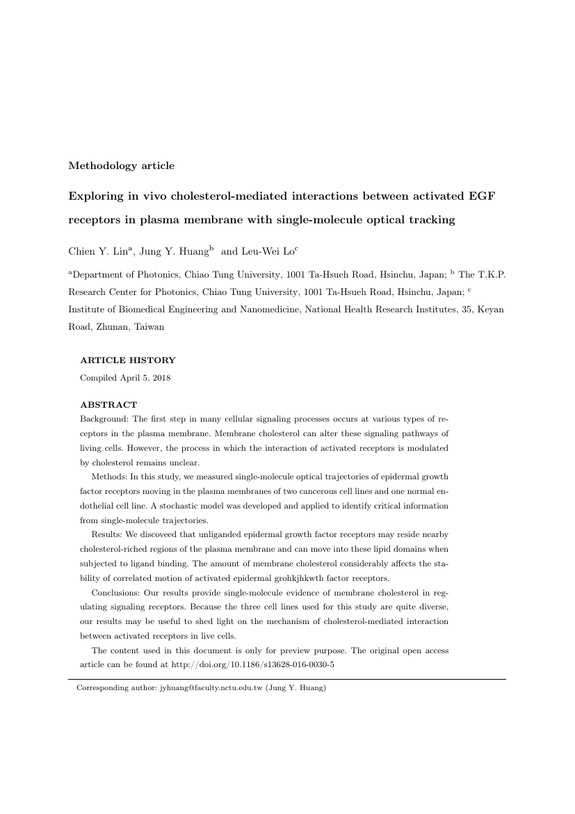 Example of International Journal of Logistics Research and Applications format