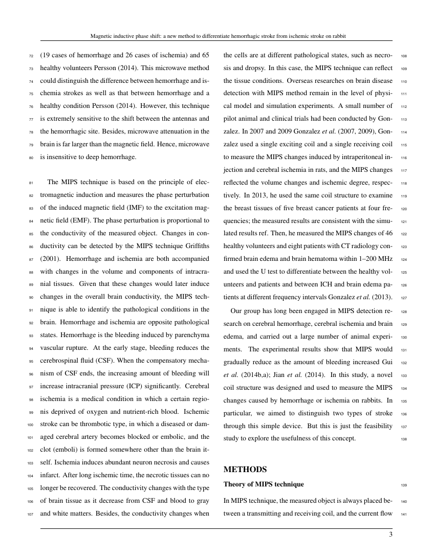 Example of Hydrology Research format