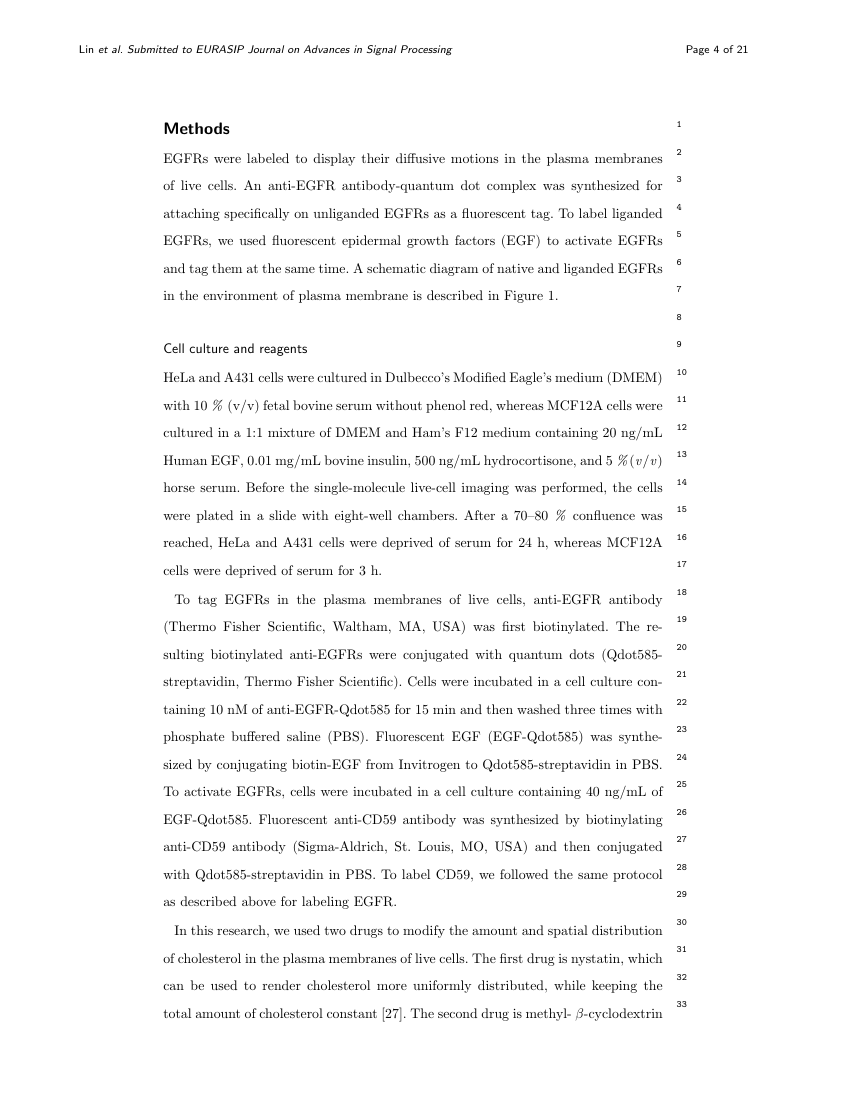 EURASIP Journal on Advances in Signal Processing Template Springer