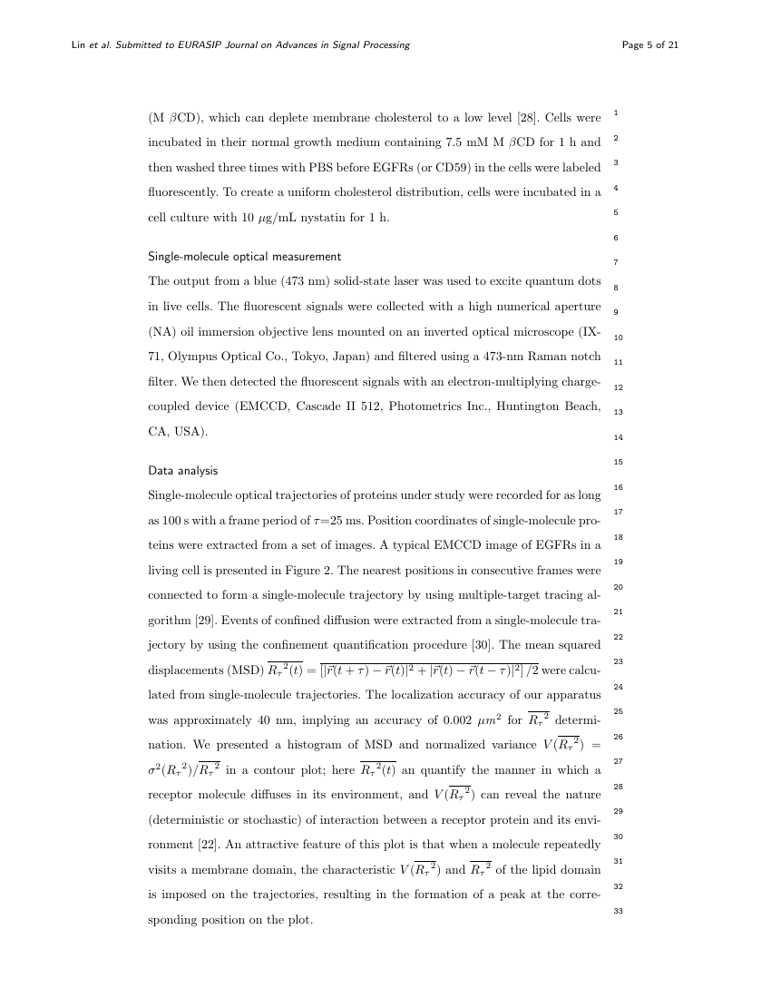 EURASIP Journal on Advances in Signal Processing Template Springer