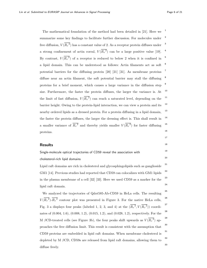 EURASIP Journal on Advances in Signal Processing Template Springer