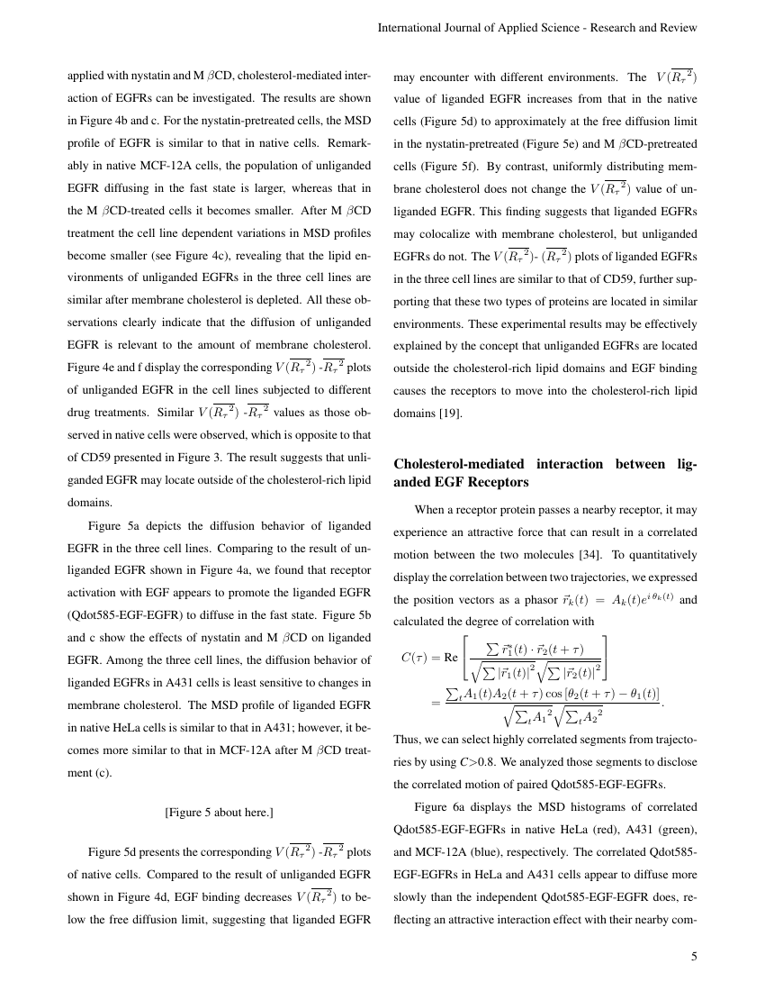 Example of International Journal of Applied Science - Research and Review format