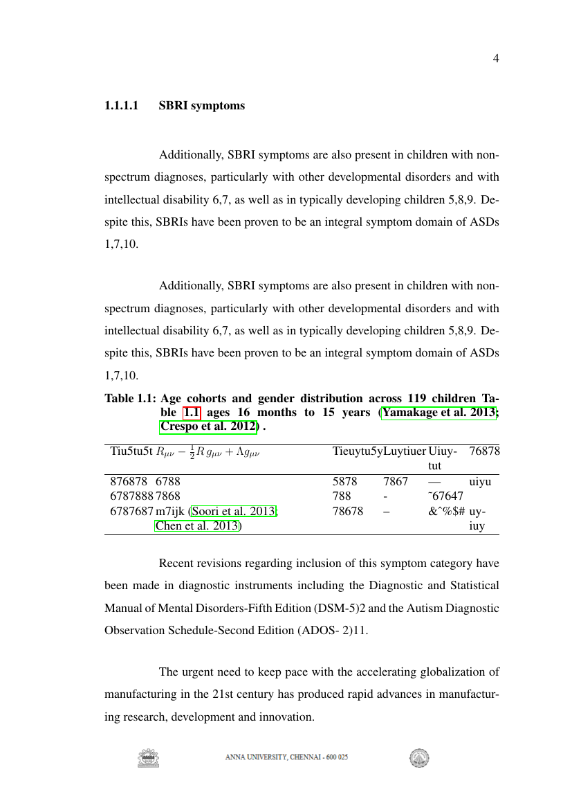 anna university phd thesis reference format