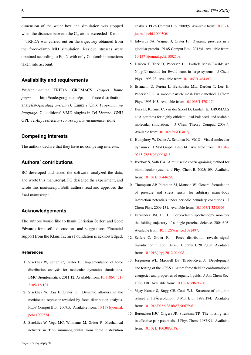 Example of American Journal of Lifestyle Medicine format