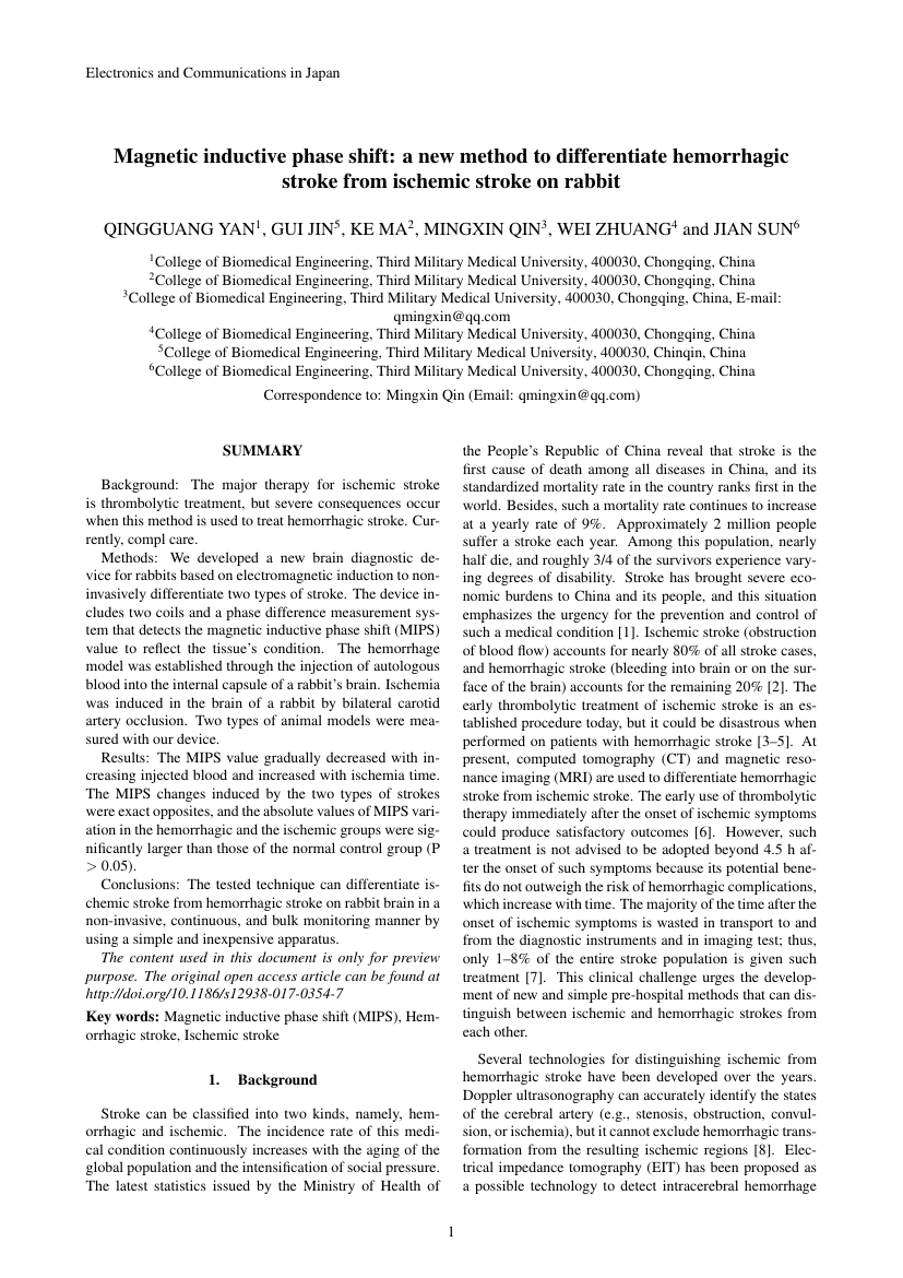 Electronics and Communications in Japan Template Wiley