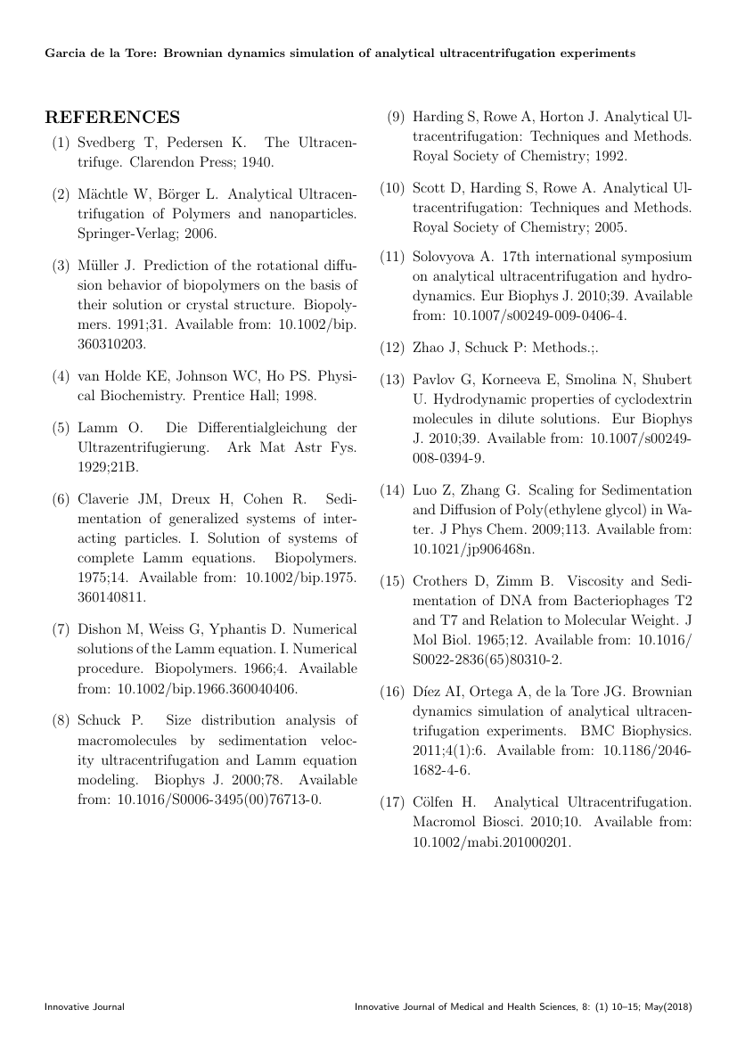 Example of Innovative Journal of Medical and Health Science format