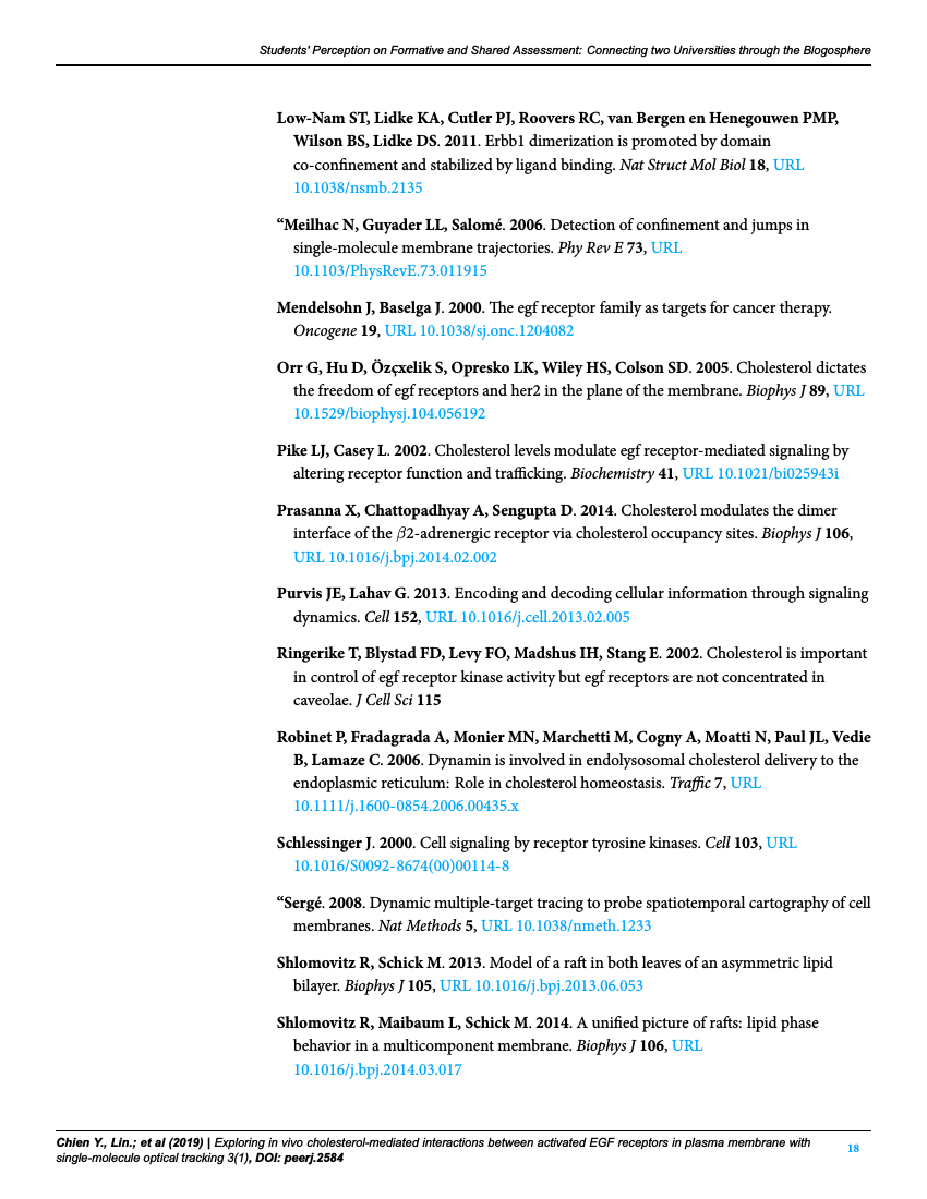 Example of Journal of New Approaches in Educational Research (Spanish) format