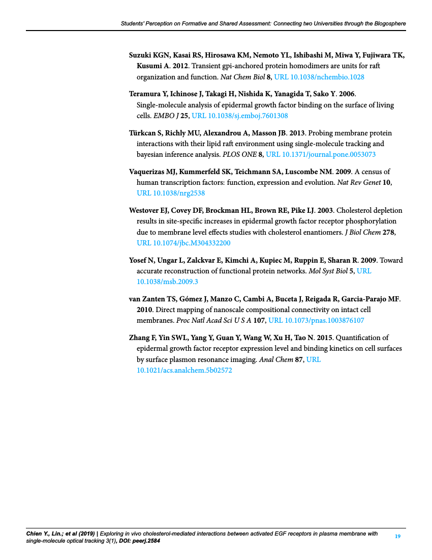 Example of Journal of New Approaches in Educational Research (Spanish) format