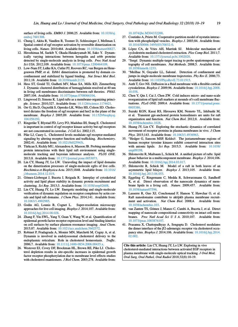 Innovative Publication Journal of Oral Medicine, Oral Surgery, Oral