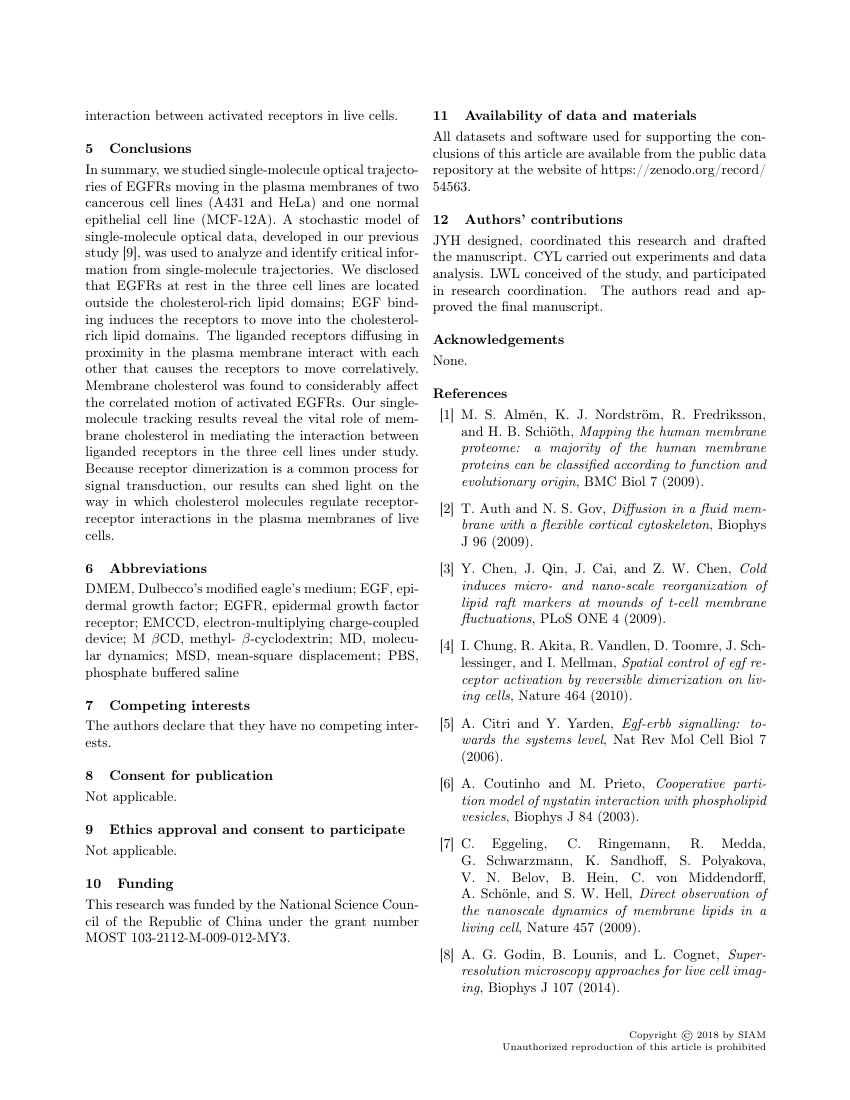 Example of SIAM International Conference on Data Mining (SDM20) format
