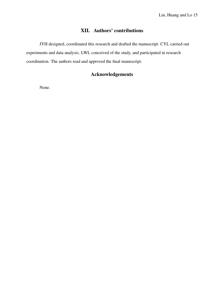 Example of Default Format for The University of Chicago Press format
