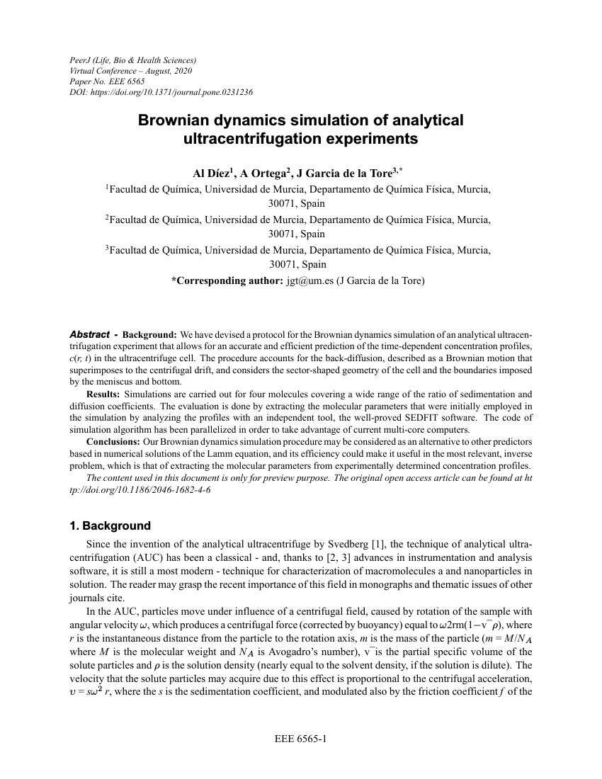 Example of Default Format for Avestia Conference format