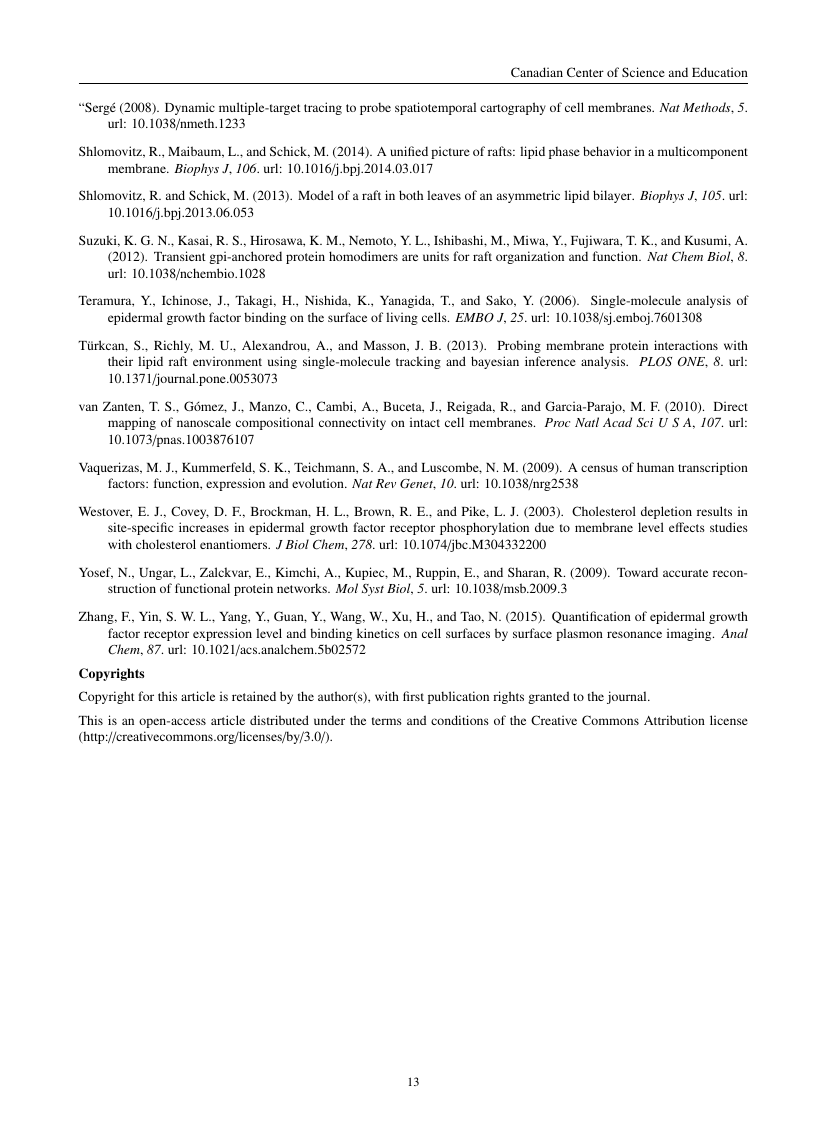 Default format for Canadian Center of Science and Education Template