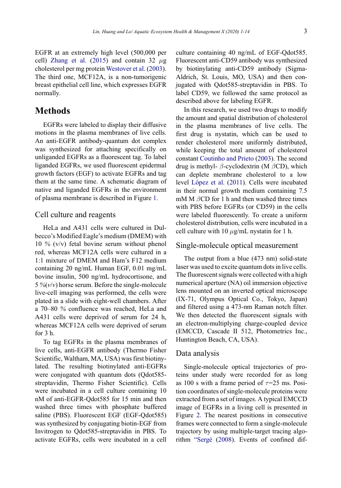 Aquatic Ecosystem Health & Management Template Michigan State