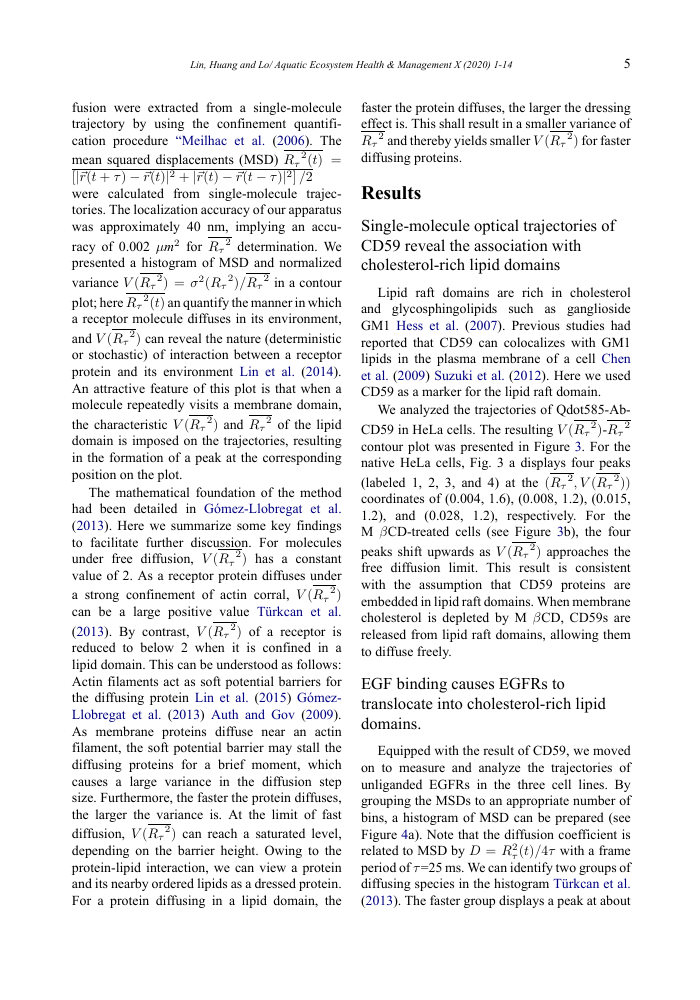 Aquatic Ecosystem Health & Management Template Michigan State