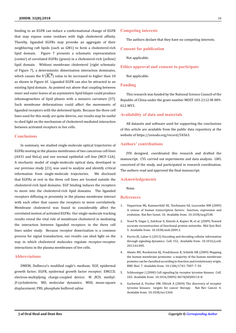 Journal of Oral Health and Dentistry Research Template Scitech Central