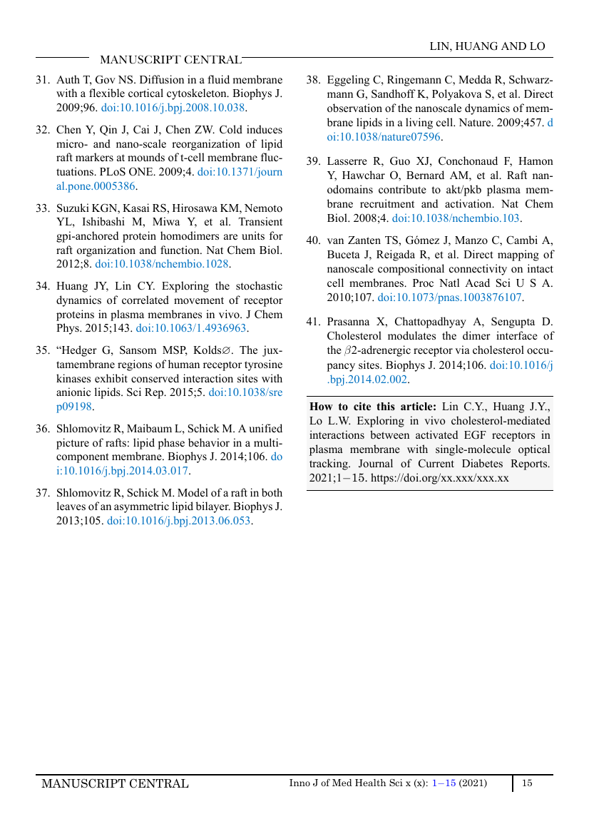 Example of Journal of Current Diabetes Reports format