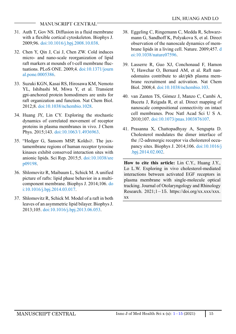 Example of Journal of Otolaryngology and Rhinology Research format