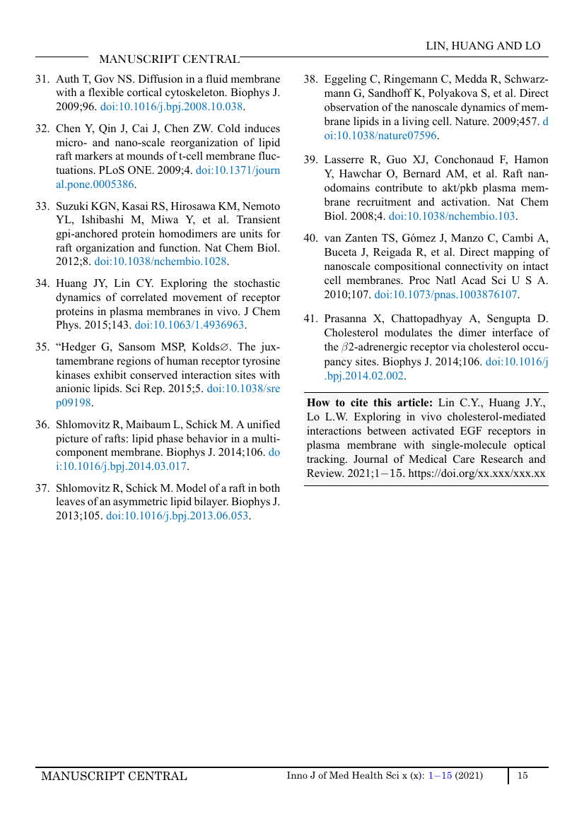 Example of Journal of Medical Care Research and Review format