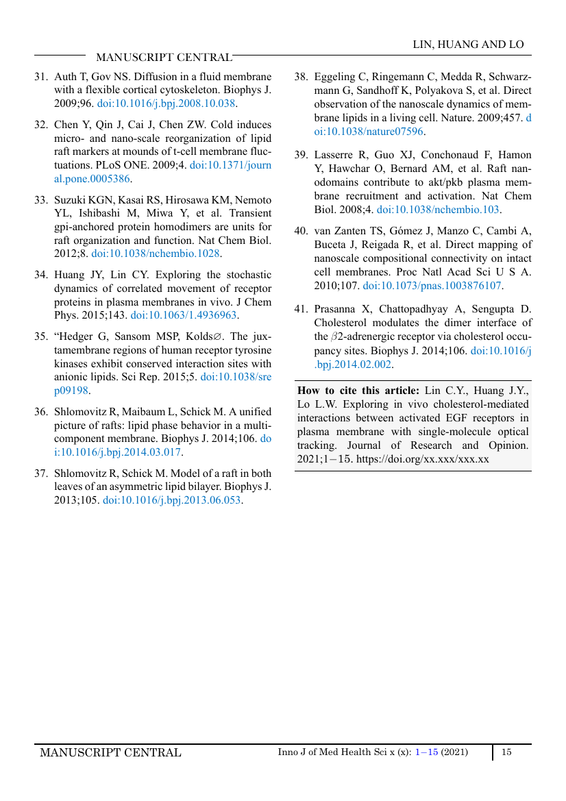 Example of Journal of Research and Opinion format