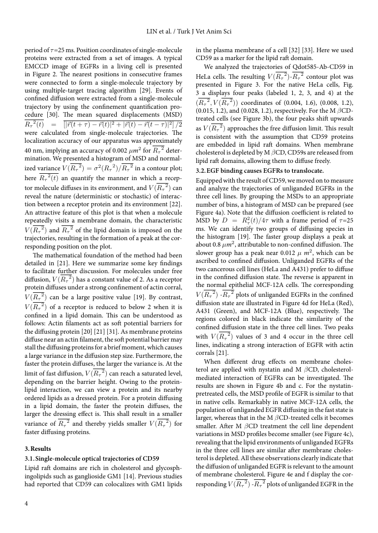Turkish journal of veterinary and animal sciences template the