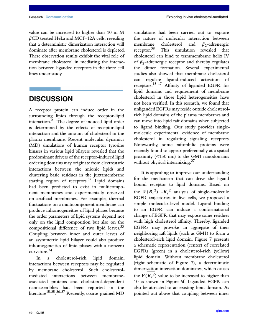 Example of Carolina Journal of Interdisciplinary Medicine (CJIM) format